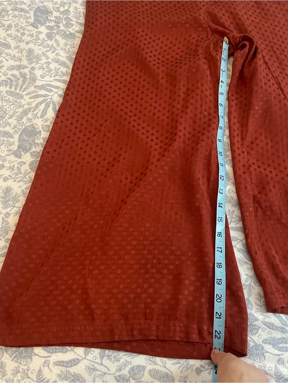 Anthropologie Dolan Left Coast Collection Silky Wide Leg Cropped Pants Size S - Picture 10 of 11